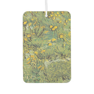 Désodorisant Pour Voiture Pré jaune de Van Gogh - Art floral classique