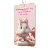 Désodorisant Pour Voiture Pretty White Bunny (Gauche)