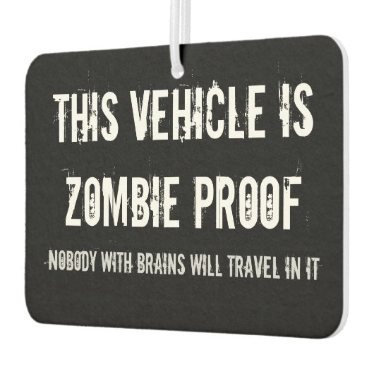 Désodorisant Pour Voiture preuve zombie (Gauche)