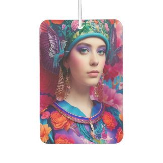 Désodorisant Pour Voiture Princesse élégante avec chapeau floral