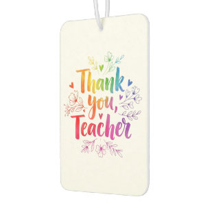 Désodorisant Pour Voiture Professeur Air Freshener - Merci, Enseignant!