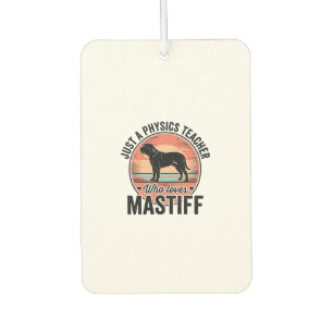 Désodorisant Pour Voiture Professeur de physique aime le maillot de chien vi