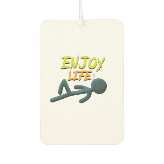 Désodorisant Pour Voiture Profitez de la vie (Devant)