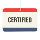 Désodorisant Pour Voiture Promotion certifiée par le concessionnaire automob (Devant)