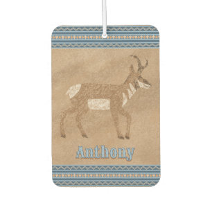 Désodorisant Pour Voiture Pronghorn Antilope Personnalisé de Randonnée du Su