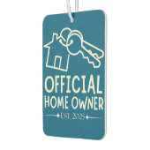 Désodorisant Pour Voiture Propriétaire Officiel Est. 2025 Fier Premier Timer (Gauche)