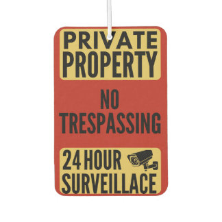 Désodorisant Pour Voiture Propriété privée Pas de surveillance des intrusion