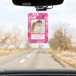Désodorisant Pour Voiture Purple Coeurs roses quand vous êtes en colère