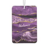 Désodorisant Pour Voiture Purple Gold Parties scintillant Air Freshener avec (Dos)