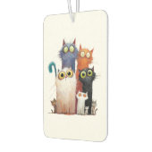 Désodorisant Pour Voiture Quirky Cats with Big Eyes Air Freshener (Gauche)