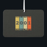 Désodorisant Pour Voiture Quota rétro de Funny Birthday 2001<br><div class="desc">Quota rétro de Funny Birthday 2001</div>