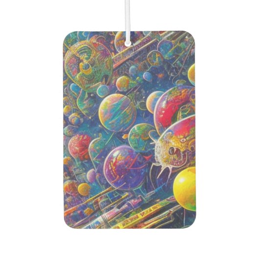 Désodorisant Pour Voiture Race de l'espace air freshenseur (Devant)