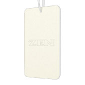 Désodorisant Pour Voiture Rafraîchiseur d'air de voiture blanc Zen (Gauche)