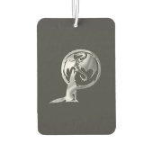 Désodorisant Pour Voiture Rafraîchiseur d'air de voiture d'étain Wolf et Dra (Dos)