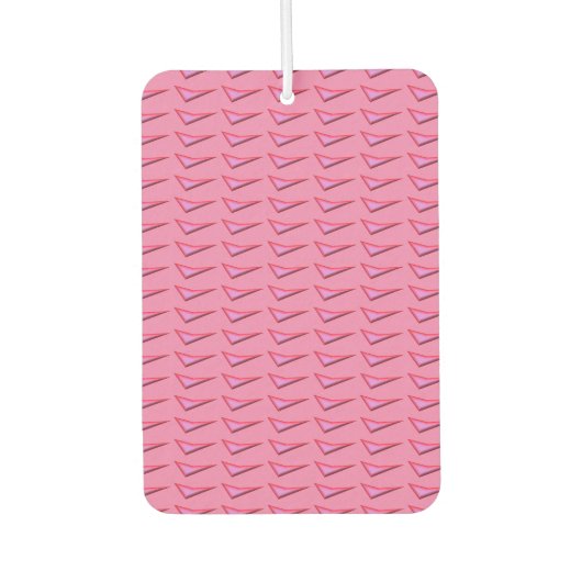 Désodorisant Pour Voiture Rafraîchiseur d'air de voiture en acier rose (Devant)