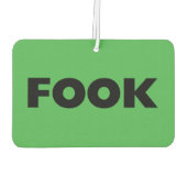 Désodorisant Pour Voiture Rafraîchiseur d'air de voiture noir vert (Dos)