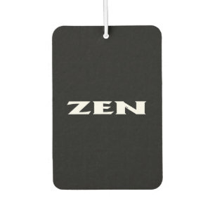 Désodorisant Pour Voiture Rafraîchiseur d'air de voiture noir Zen blanc