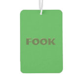 Désodorisant Pour Voiture Rafraîchiseur d'air de voiture vert pâle (Dos)