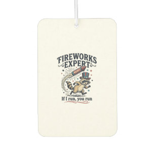 Désodorisant Pour Voiture Raton Expert Feux d'Artifice Vintage Quatre Juille
