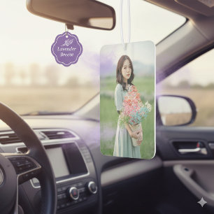 Désodorisant Pour Voiture Rechargeur parfumé personnalisé avec votre photo