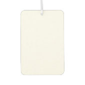 Désodorisant Pour Voiture Rectangle blanc (Devant)