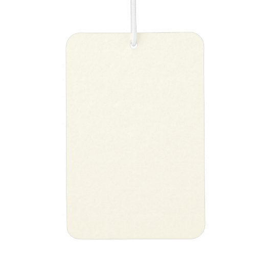 Désodorisant Pour Voiture Rectangle blanc (Devant)