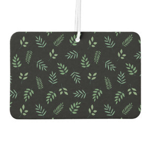 Désodorisant Pour Voiture Rectangle de paysage à motifs botaniques