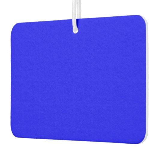 Désodorisant Pour Voiture Rectangle de paysage bleu uni (Gauche)