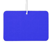 Désodorisant Pour Voiture Rectangle de paysage bleu uni (Devant)