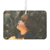 Désodorisant Pour Voiture Rectangle photo personnalisé (Dos)