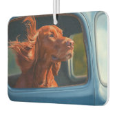 Désodorisant Pour Voiture Red Dog Profitant Pittoresque Voiture Ride Art Imp (Gauche)