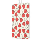 Désodorisant Pour Voiture Red Lollipops, Heart Lollipops, Lollipop Pattern (Gauche)