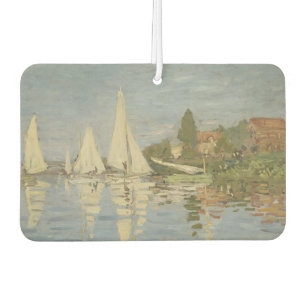 Désodorisant Pour Voiture Régates à Argenteuil, peinture à l'huile, Claude M