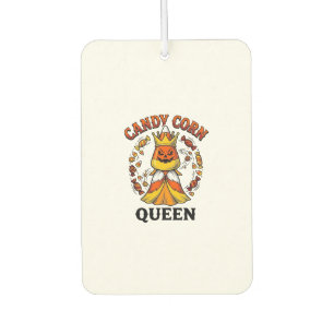 Désodorisant Pour Voiture Reine Candy Corn Vintage Halloween Candy Shirt Art