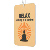 Désodorisant Pour Voiture Relax Funny Buddha Quote (Gauche)