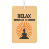 Désodorisant Pour Voiture Relax Funny Buddha Quote (Dos)