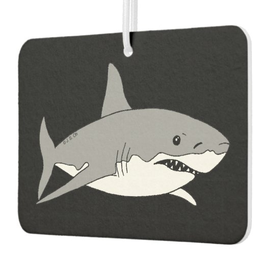 Désodorisant Pour Voiture requin gris cool (Gauche)
