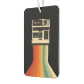 Désodorisant Pour Voiture Retro Camera with Rainbow Print (Gauche)