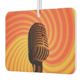 Désodorisant Pour Voiture Rétro Microphone voiture air frais (Gauche)