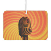 Désodorisant Pour Voiture Rétro Microphone voiture air frais (Devant)