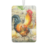 Désodorisant Pour Voiture Rooster Fière (Dos)