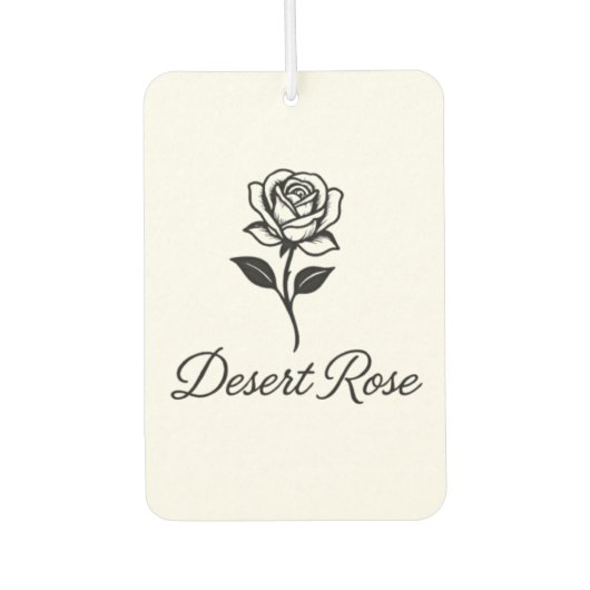 Désodorisant Pour Voiture Rose du désert (Devant)