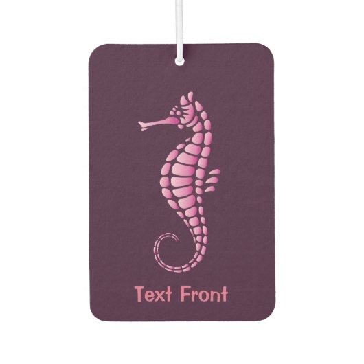 Désodorisant Pour Voiture Rose hippocampe (Devant)