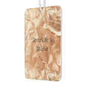 Désodorisant Pour Voiture Rose Peach Gold Glam (Gauche)