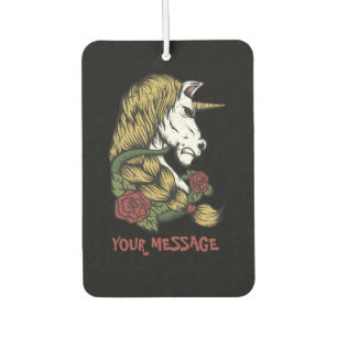 Désodorisant Pour Voiture Rose Unicorn du guerrier urbain