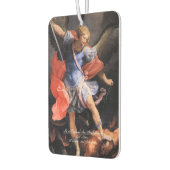 Désodorisant Pour Voiture Saint Michel l'Archange avec prière (Gauche)