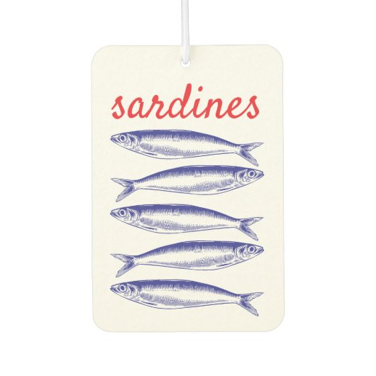 Désodorisant Pour Voiture Sardines (Devant)