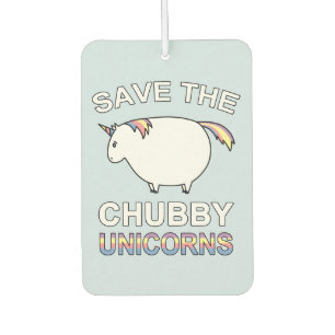 Désodorisant Pour Voiture Save The Chubby Unicorns