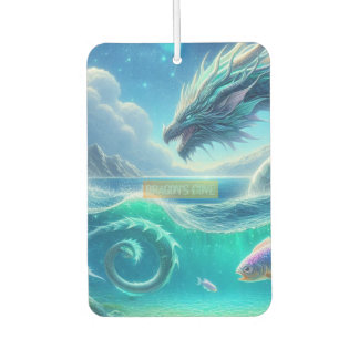 Désodorisant Pour Voiture Scène océanique de Dragon’s Cove — Dragon fantasti