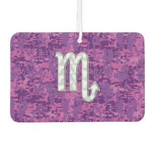 Désodorisant Pour Voiture Scorpio Horoscope Connexion Camion numérique rose